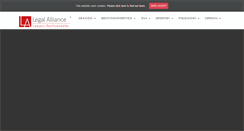 Desktop Screenshot of legalalliance.com
