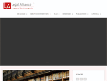 Tablet Screenshot of legalalliance.com